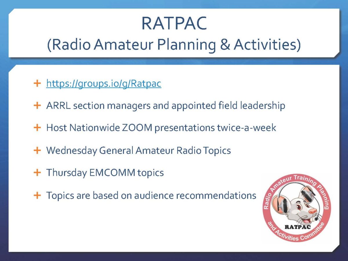 RATPAC Zoom Presentation